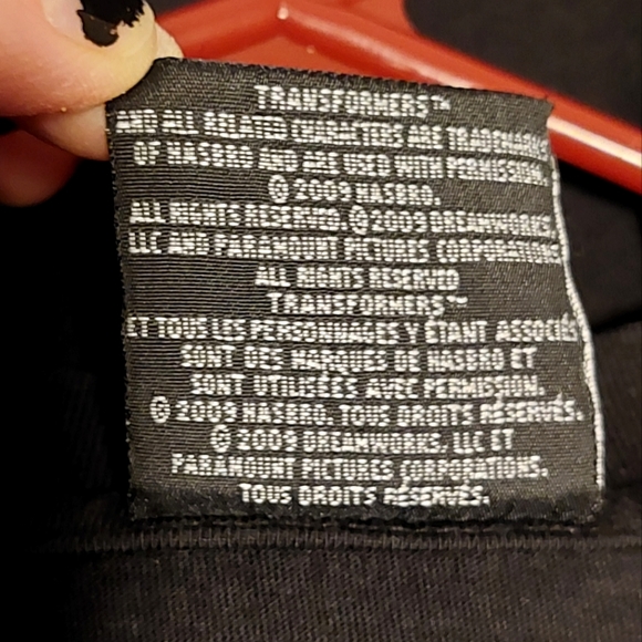 2009 Transformers The Fallen Black Short Sleeved Graphic T-shirt EUC Size L - Picture 6 of 6